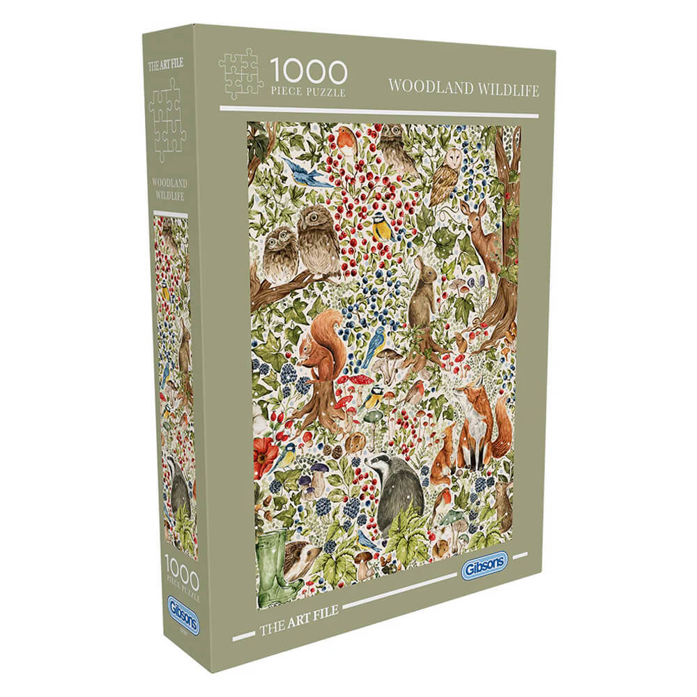 Gibsons The Art File: Woodland Wildfire 1000 Puzzle